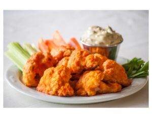 Cauliflower buffalo wings